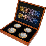 Niue 2022 $10 Apex Predators 5oz Silver Proof 4-Coin Set 25 Sets Minted Matching Edge Numbering
