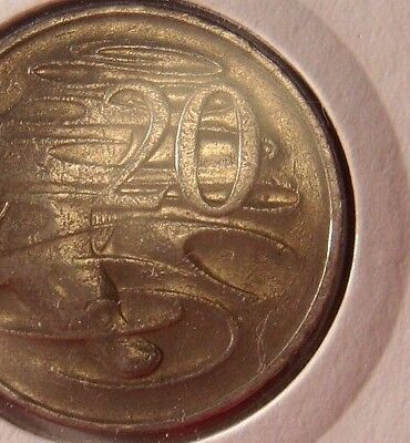 Australia 1981 20 Cent 3 1/2 Claw Circulated Platypus
