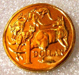 Australia 2007 $1 Uncirculated Mob of Roos