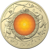 Australia 2022 $2 C Mintmark Honey Bee Uncirculated Carded Coin reverse