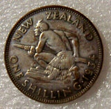 New Zealand: 1934 1 Shilling Silver