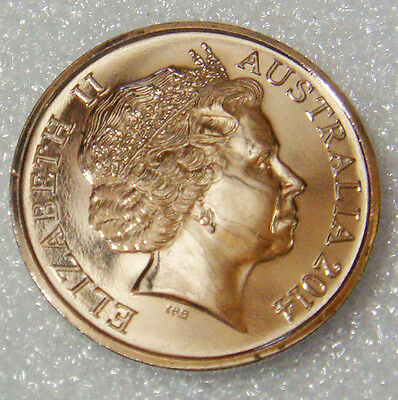 Australia 2014 10 Cent Uncirculated ex Roll Lyrebird