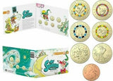 Australia 2019 $1 and $2 Coloured Uncirculated 60th Anniversary of Mr Squiggle and Friends Set
