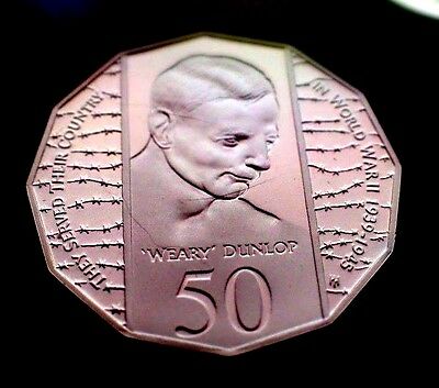 Australia 1995 50 Cent Proof Weary Dunlop