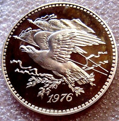 France United Kingdom Concorde Medallion 1976 First Flight Silver Proof in Case of Issue