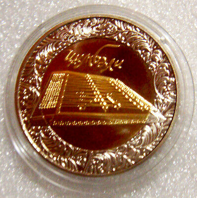 Ukraine 2006 5 Hryven Uncirculated Bi-Metal Tsymbaly  /  Folk Musical Instrument