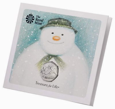 United Kingdom 2018 50p 40th Anniversary of The Snowman BU Coin Pack