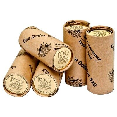 Australia 2017 $1 Spirit Lives 100 Years of ANZAC Royal Australian Mint Uncirculated Roll