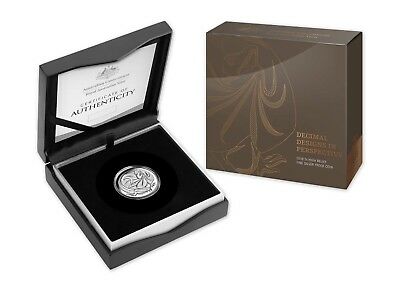 Australia 2018 2 Cent Fine Silver Proof World Money Fair 1oz High Relief Frilled Neck Lizard