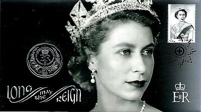Australia 2015 50 Cent Uncirculated Long May She Reign Monarch Stamp and Coin Cover PNC 9000 Made
