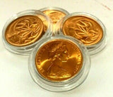Australia 1977 2 Cent Uncirculated Frilled Neck Lizard