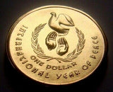 Australia 1986 $1 Uncirculated International Year of Peace