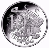 Australia 2019 10 Cent Proof Lyrebird