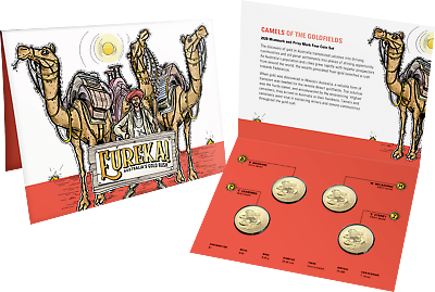 Australia 2020 $1  4 Coin Uncirculated Set Eureka! Australia's Gold Rush Mintmark & Privy Mark