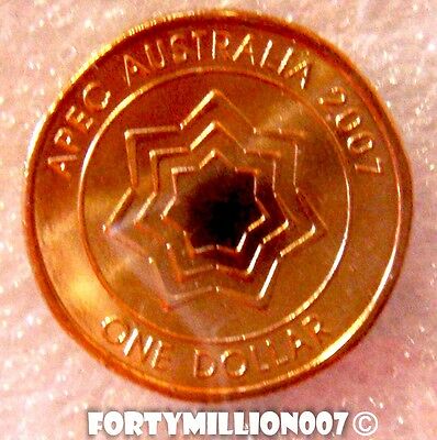 Australia  2007 $1 Uncirculated APEC ex Royal Australian Mint Roll