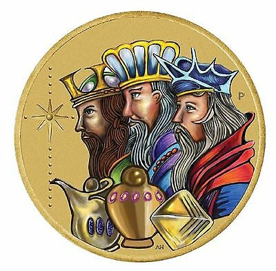 Australia 2016 $1 Three Wise Men Christmas Stamp and Coin Cover PNC