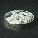 Cook Islands 2020 $5 Viñales Vinales Meteorite Impact UHF Ultra High Relief Silver
