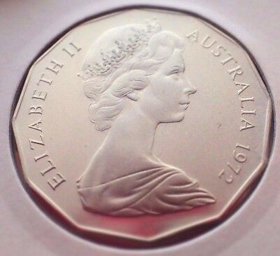 Australia 1972 50 Cent Proof Coat of Arms