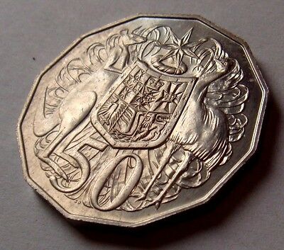 Australia 1981 50 Cent Uncirculated Coat of Arms