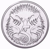Australia 2018 5 Cent Uncirculated Echidna