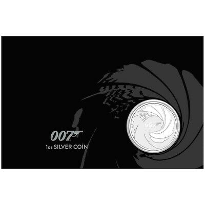 James Bond 2020 $1 1oz 99.99% Silver Brilliant Uncirculated