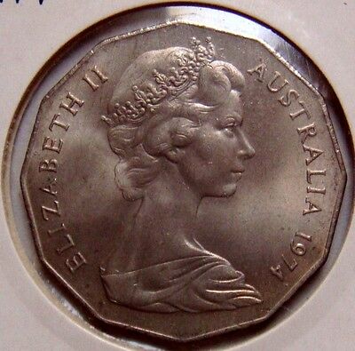 Australia 1974 50 Cent Choice Uncirculated 63