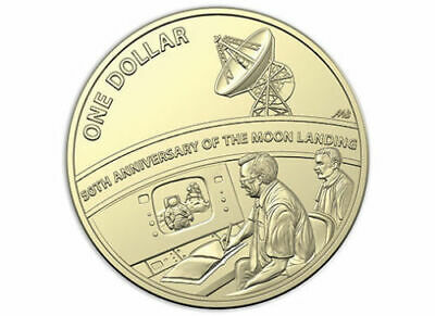 Australia 2019 $1 Moon Landing  from 50th Anniversary Moon Landing Set