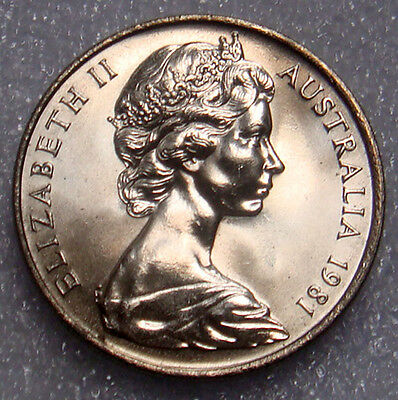 Australia 1981 20 Cent Uncirculated Platypus