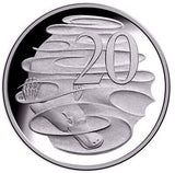Australia 2020 20 Cent Proof  The 6th Portrait JC Effigy Era Jody Clark Platypus