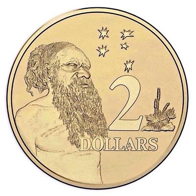 Australia 2018 $2 Uncirculated Aborigine and Southern Cross