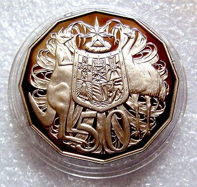 Australia 2013 50 Cent Proof Coat of Arms