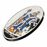 2022 $5 Solomon Islands Father Frost "Ded Moroz" Russian and Slavic Santa 1oz Silver Proof Co Reverse Tlt 