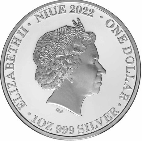 Niue 2022 $1 Earth Blue Marble 1oz Silver Proof