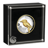 2022 $2 Australian Kookaburra 2 oz Silver High Relief Gilded Perth Mint