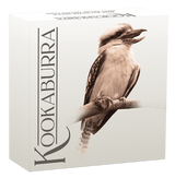 2022 $2 Australian Kookaburra 2 oz Silver High Relief Gilded Perth Mint
