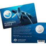 Australian Antarctic Territory Series 2023 50c CuNi Coloured Uncirculated Coin - Emperor Penguin and Humpback Whale