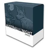 Niue 2021 $1 Australia at Night Dingo 1oz Silver Black Proof 1000 Mintage
