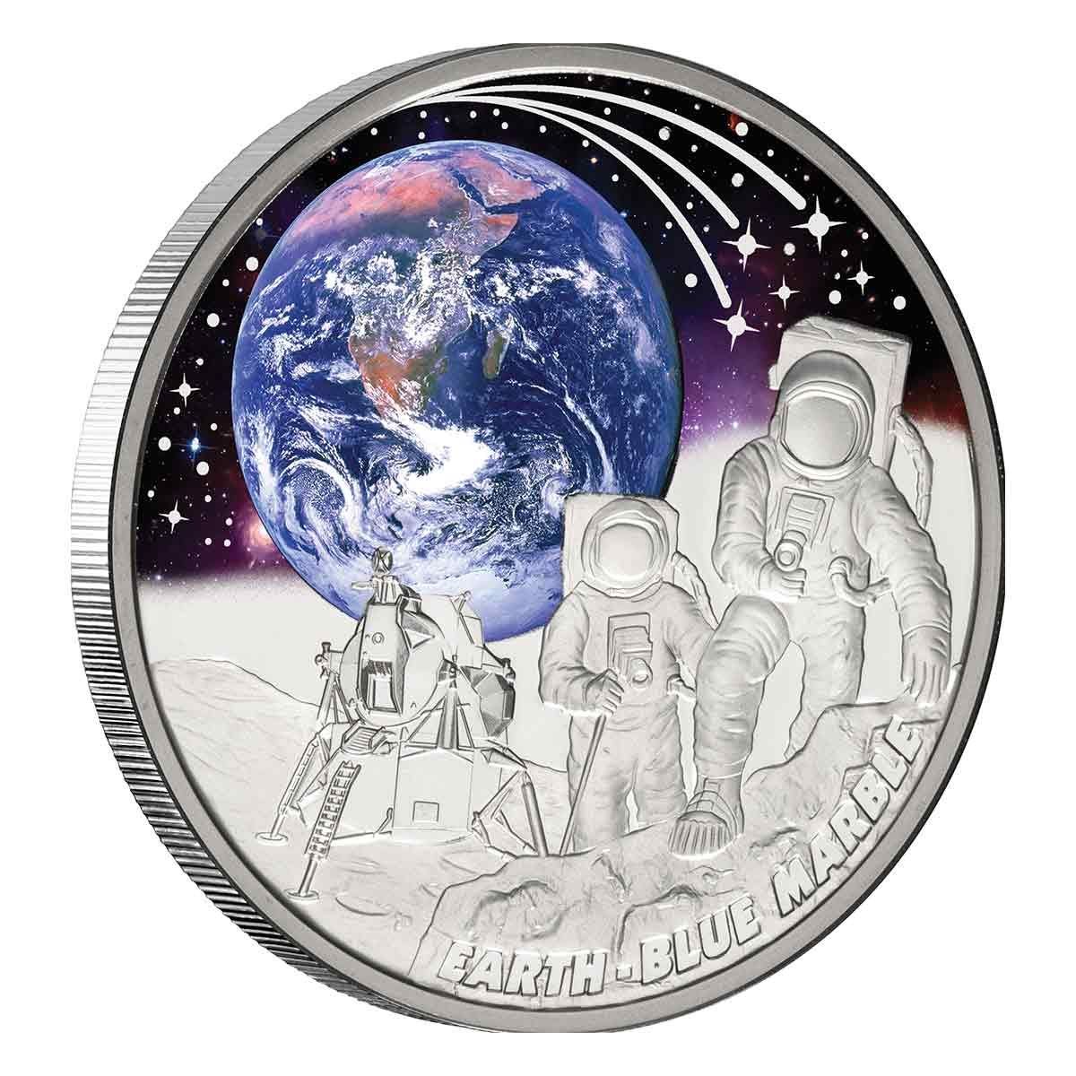 Niue 2022 $1 Earth Blue Marble 1oz Silver Proof
