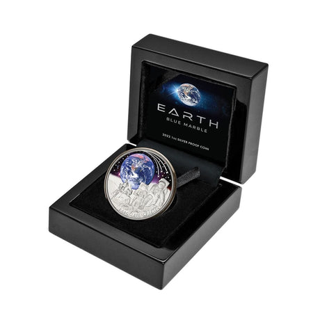 Niue 2022 $1 Earth Blue Marble 1oz Silver Proof