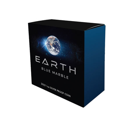 Niue 2022 $1 Earth Blue Marble 1oz Silver Proof