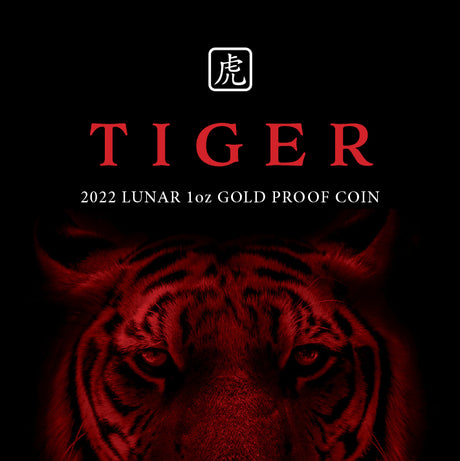 Niue 2022 $100 Lunar Year of the Tiger Gold Proof Coin