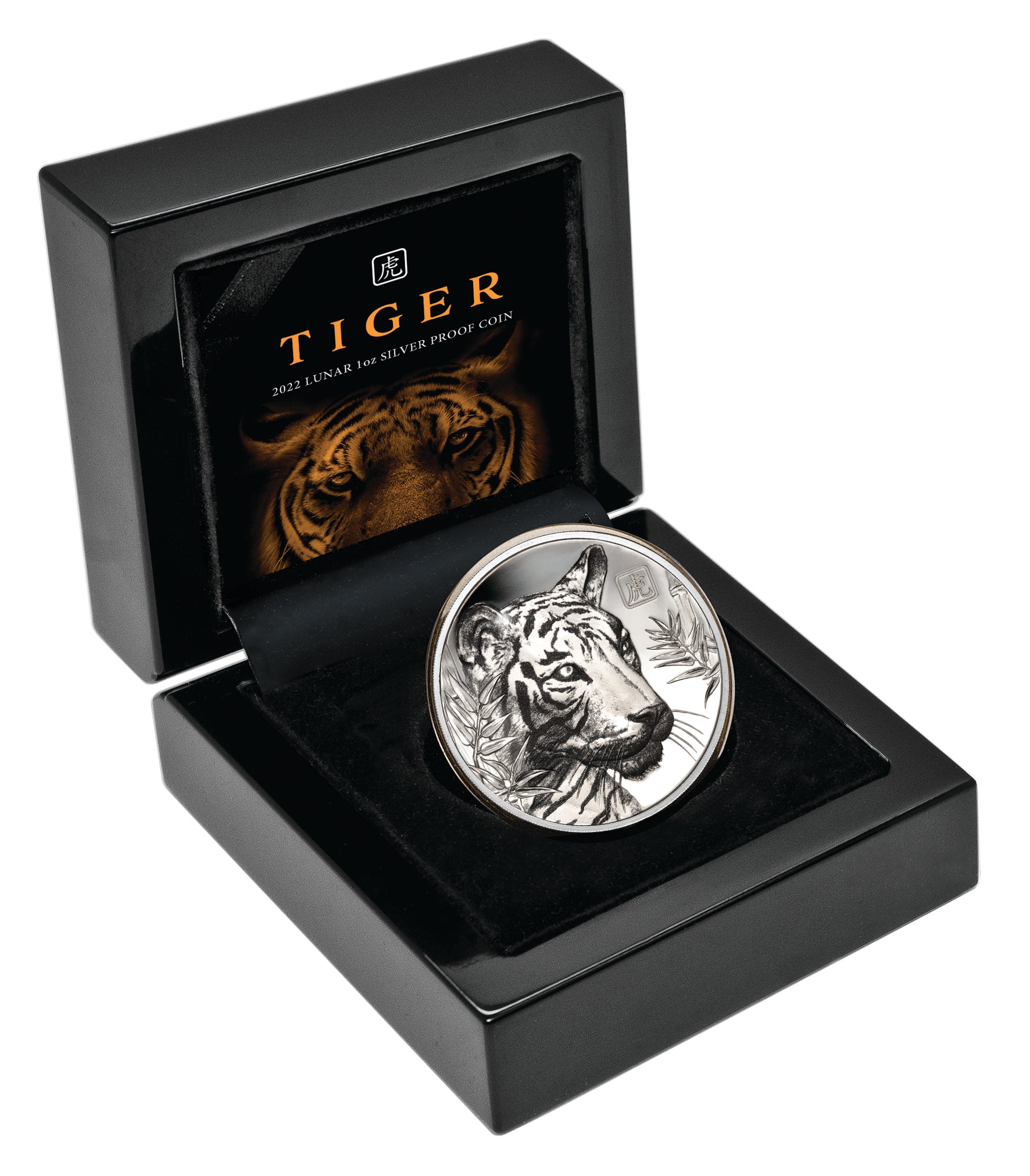 Niue 2022 $1 Lunar Year of the Tiger Coloured Silver Proof Coin