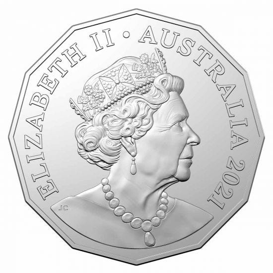Australia 2021 Christmas 50 Cent Uncirculated