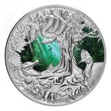 Niue 2022 $10  World Money Fair/WMF Daintree Rainforest Colour 5oz Silver Proof Coin