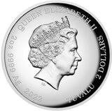 Tuvalu 2022 $2 The Simpsons - Bart Simpson 2oz Silver Proof High Relief Coin Perth Mint