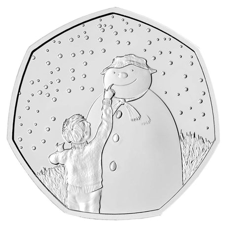 United Kingdom 2021 50p The Snowman  Cupro-Nickel Brilliant Uncirculated Coin