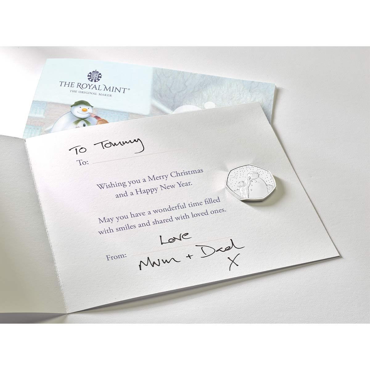 United Kingdom 2021 50p The Snowman  Cupro-Nickel Brilliant Uncirculated Coin