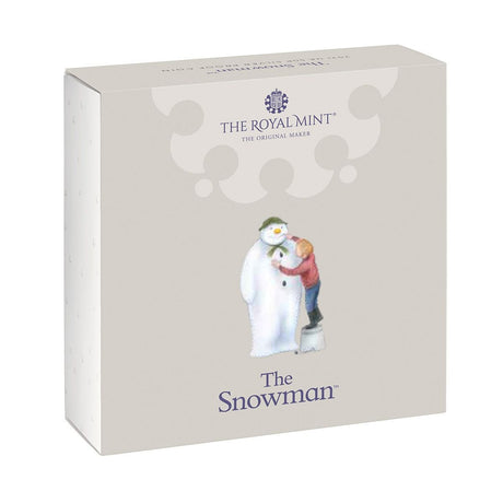 United Kingdom 2021 50p The Snowman Coloured Silver Proof Coin