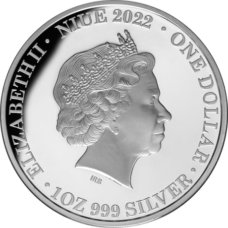 Niue 2022 $1 Roswell 1oz Silver Proof Coin