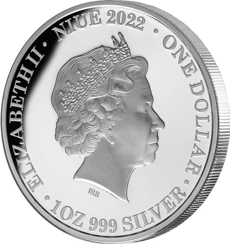 Niue 2022 $1 Roswell 1oz Silver Proof Coin